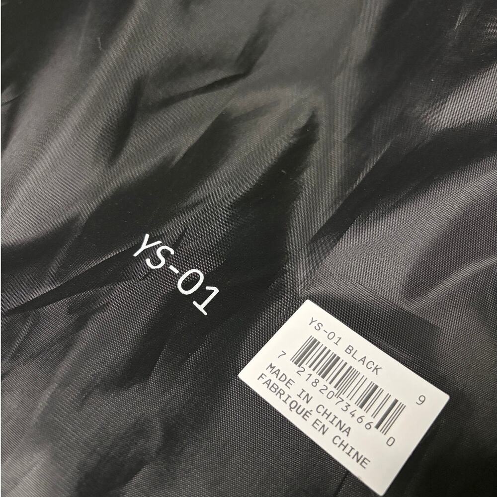 Yeezy YS-01 Slides Black NWT Mens Size 9 YZY Foam Slip On Sandals New - Picture 3 of 3